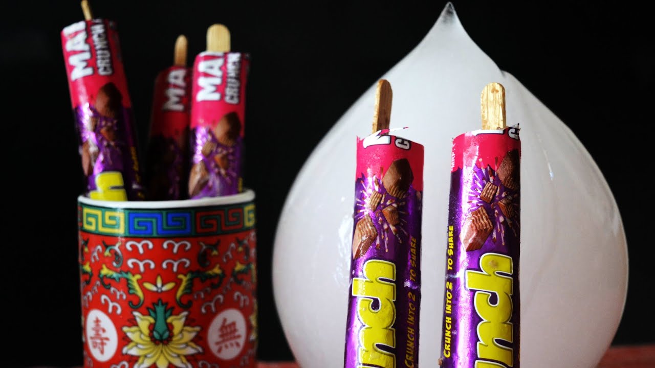 Homemade Munch Chocolate Popsicle recipe / சாக்லேட் குச்சி ஐஸ்கிரீம் (Hot Summer special)