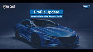 HyMix Cloud - Profile Update