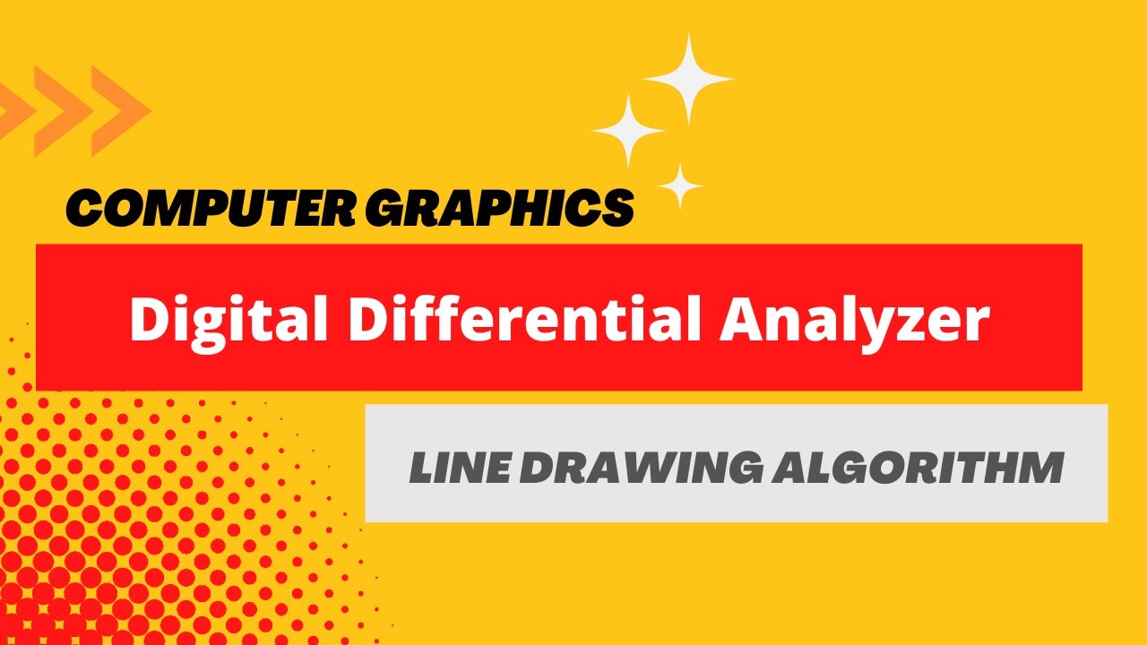 Digital Differential Analyzer Line Drawing Algorithm - YouTube