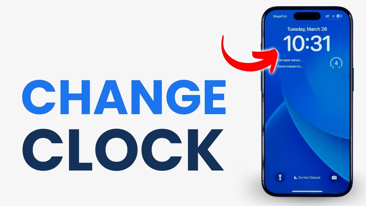 How To Change Clock On IPhone YouTube