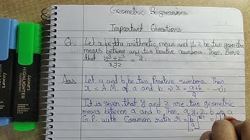 Let x be the arithmetic mean and y,z be the two geometric means between any two positive numbers...