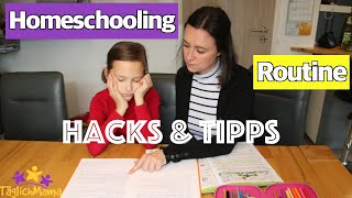 Homeschooling Hacks &amp; Tipps 🤓/ Homeschooling Routine / TäglichMama