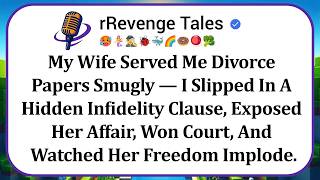 Information My Wife Served Me Divorce Papers Smugly— I Slipped In A Hidden Infidelity Clause, Exposed Her Affair Update