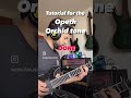 How to dial in an #opeth #orchid #guitartone #jcm800 #heavymetal #progmetal #deathmetalpromotion