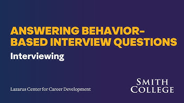 Answering Behavior-Based Interview Questions