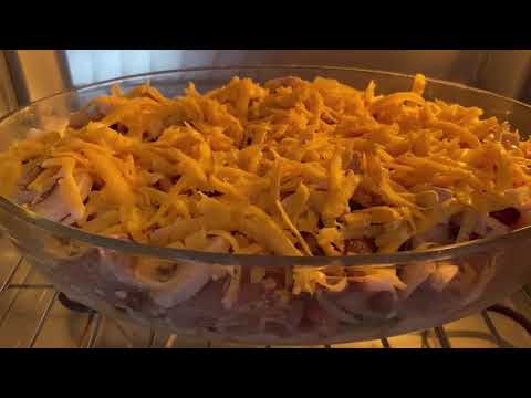 Meat casserole. Мясная