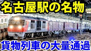 【名古屋名物】貨物列車の大量通過