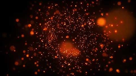 Orange Colour Particles | Background Video | No Copyright free videos | #orange #golden #particles