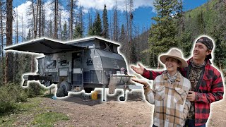 Remote Colorado Mountain Camp Set Up & Tour