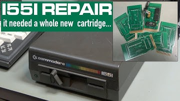 Commodore1551 Floppy Repair: I built a whole new interface!