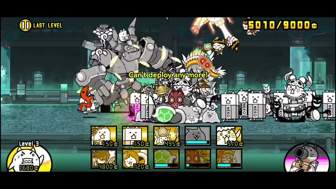 The Battle Cats - LAST LEVEL (Legend Quest) - YouTube