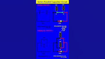 Series Parallel Capacitor Circuit #shorts #electricedison #seriesparallel #capacitor