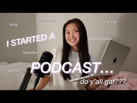 I STARTED A PODCAST!!