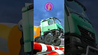 Can it pass? Extreme speed bump test Eps 105 | Mudrunner Truck Beamngdrive