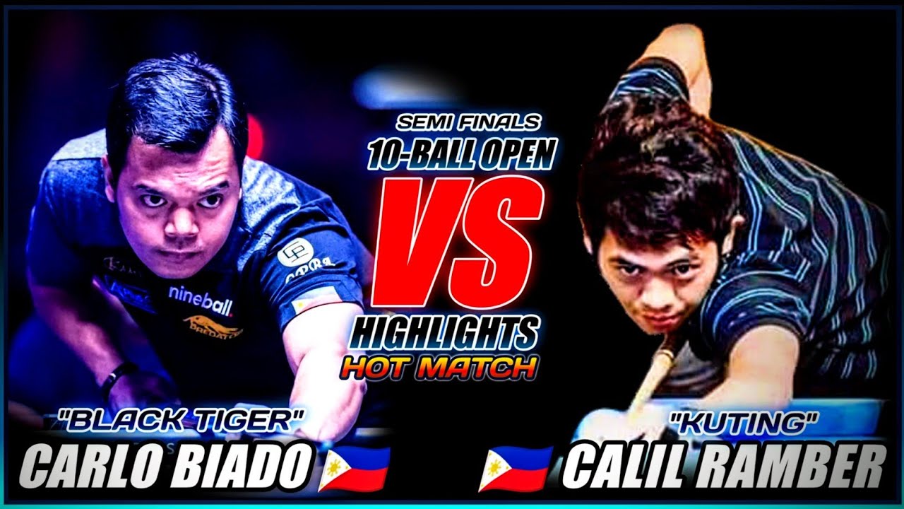 WORLD CHAMPION VS UNKNOWN PLAYER, BIADO VS "KUTING" 10-BALL OPEN - PINOY COMMENTARY