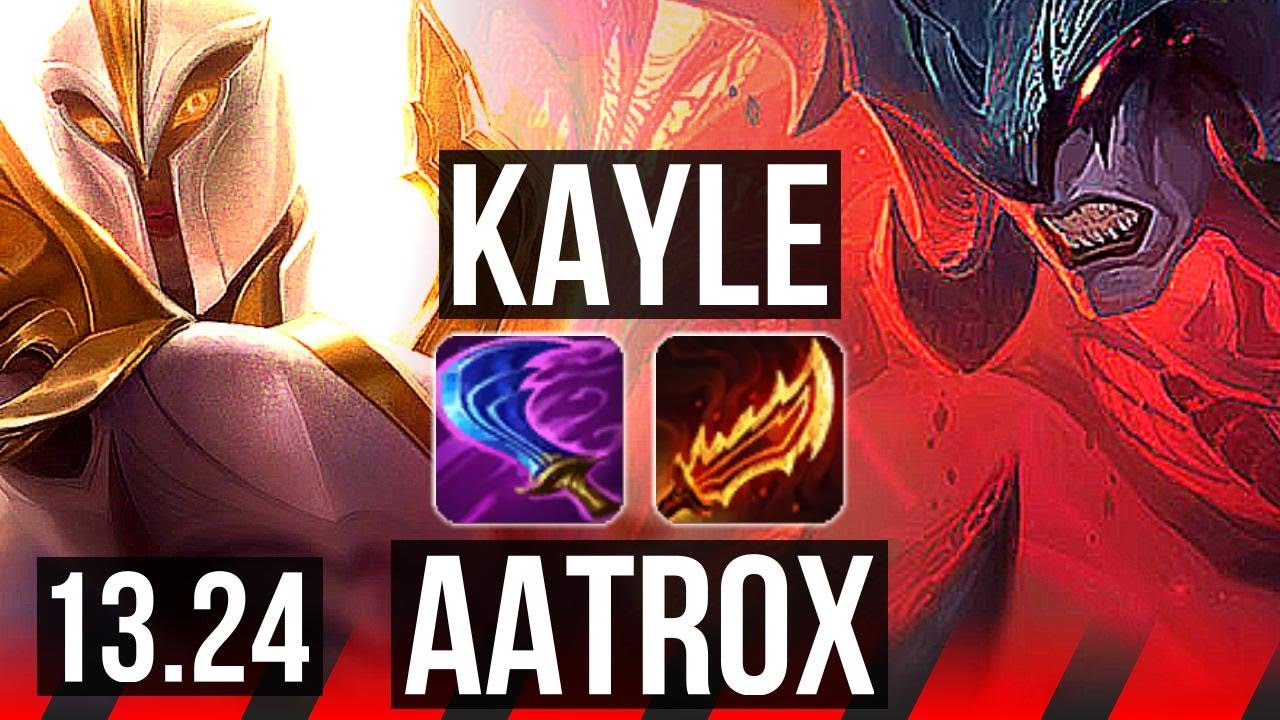 Kayle vs aatrox top 1000 games 6 2 11 kr master 13 24 youtube