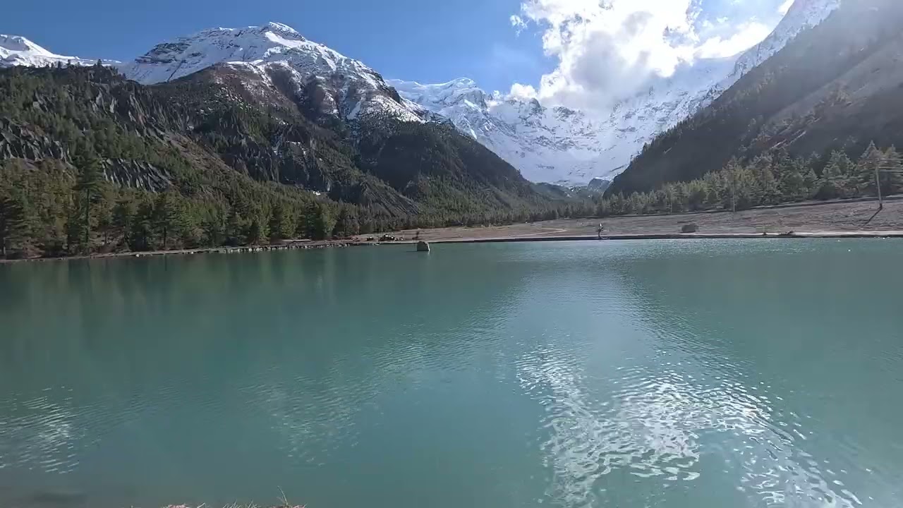 Blue Lake in Motion | Manang Timelapse Short
