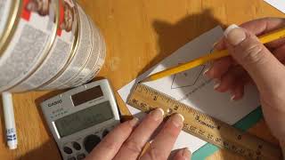 Measuring side lengths and calculating scale factors