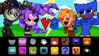 Poppy PlayTime 5 Sprunki Mod Battles - Prototype and Lily VS Player and Huggy Wuggy