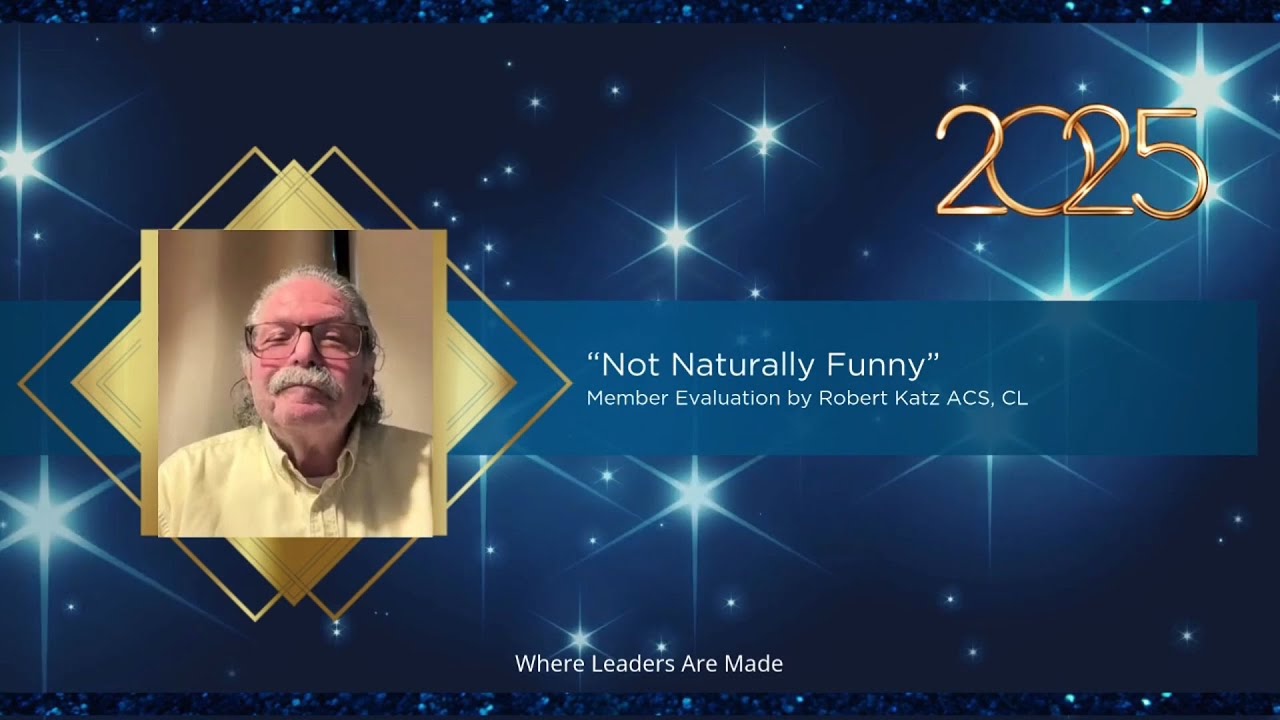 Member Evaluation by Robert Katz