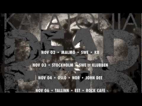 Katatonia Dead Ends of Europe 2012 tour ad