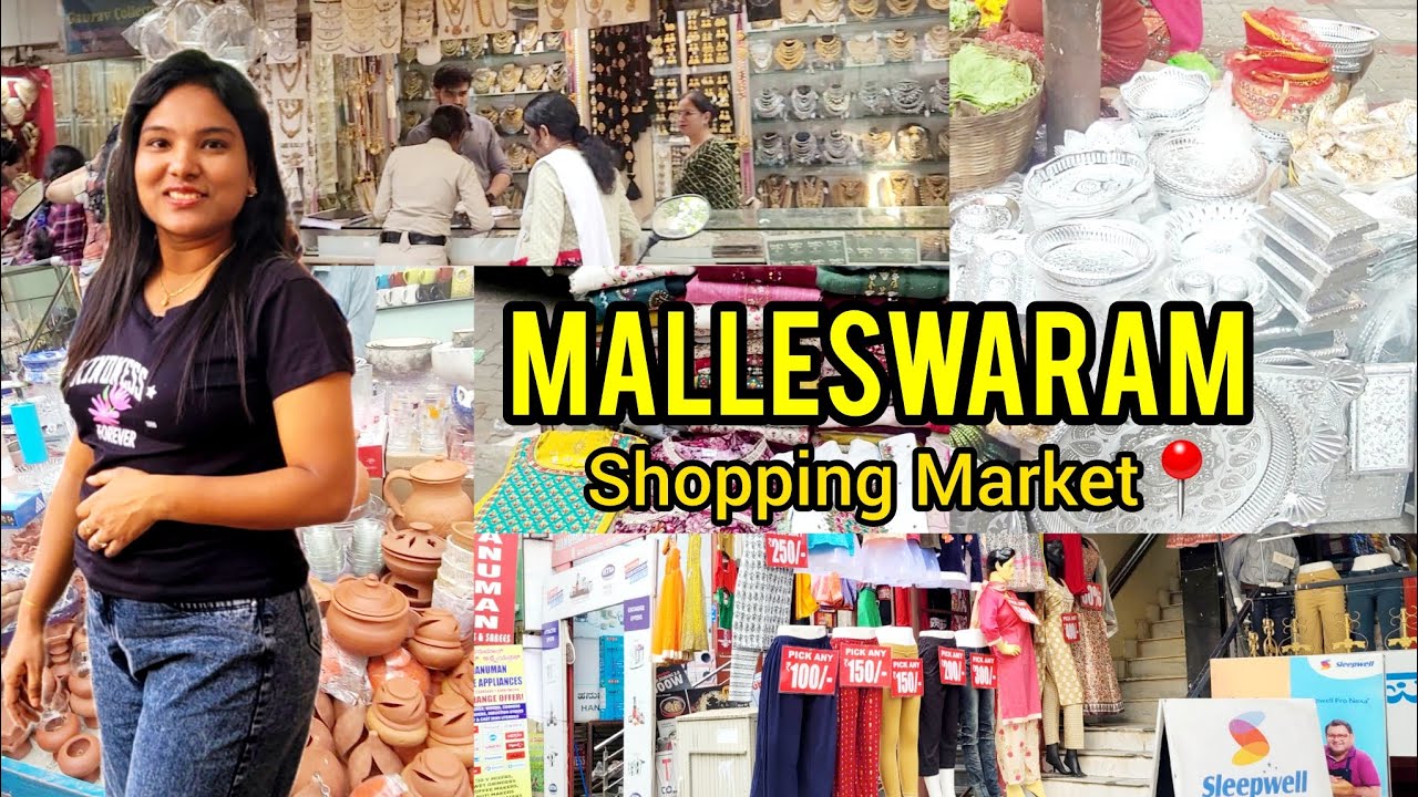 Malleswaram Shopping Market📍Bangalore Tamil Shopping Street