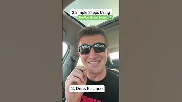 2 Simple Steps Using The Feel Great System #feelgreatsystem #unimate #balance #energy