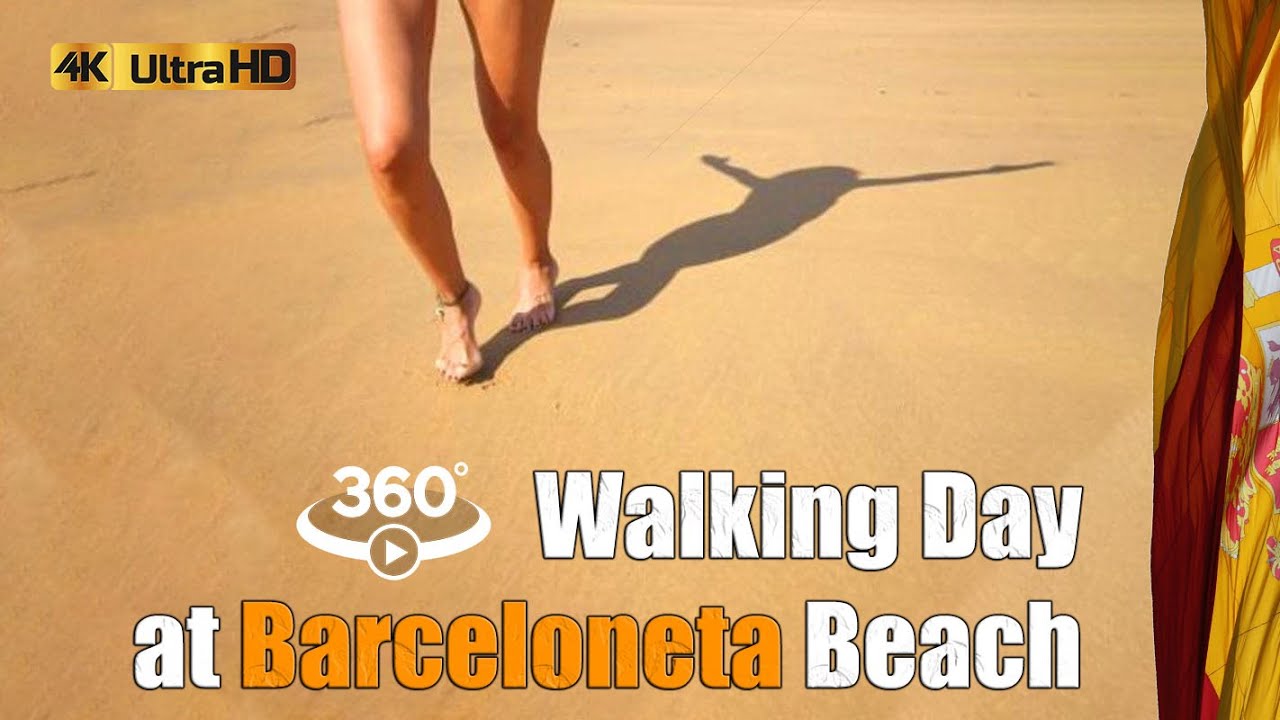 🇪🇸 "Immersive 360° Video: A Rainy Day at Barceloneta Beach" 🇪🇸 
