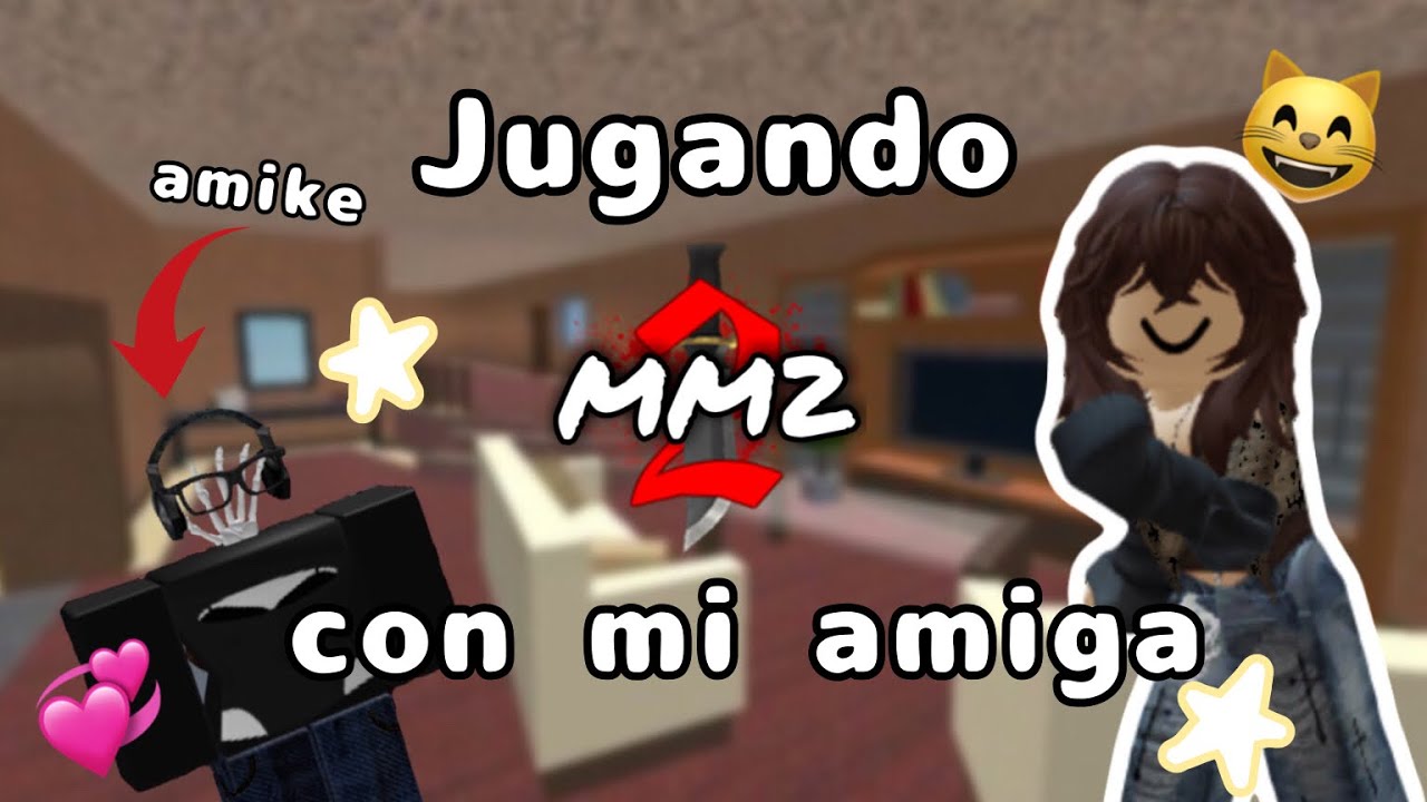 JUGANDO MM2 CON MI AMIGA (en un server pequeño) - YouTube