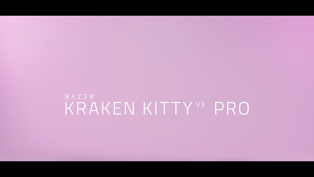 Video: Slušalke Razer Kraken Kitty V3 Pro, črne