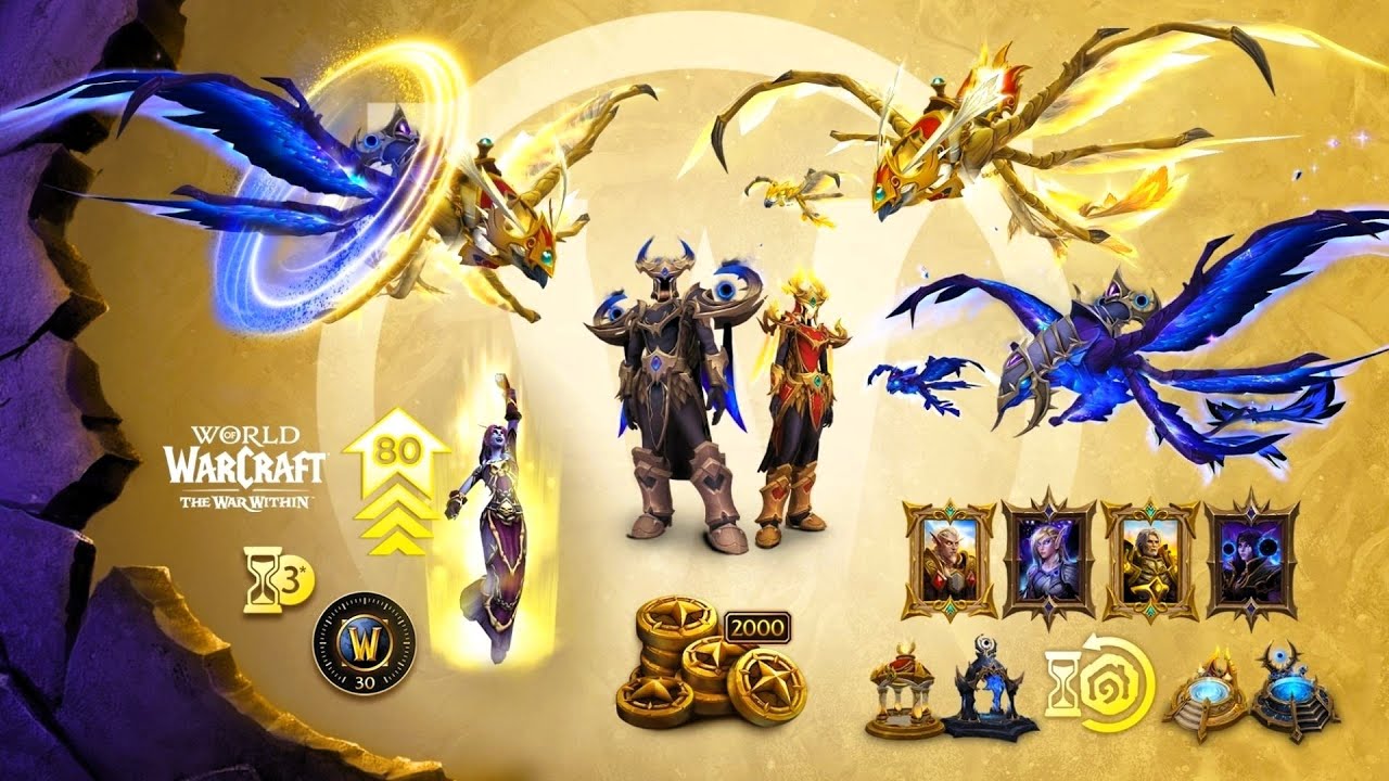 World of Warcraft Midnight Pre Order Epic Edition Rewards - Mounts, Pets and Transmog