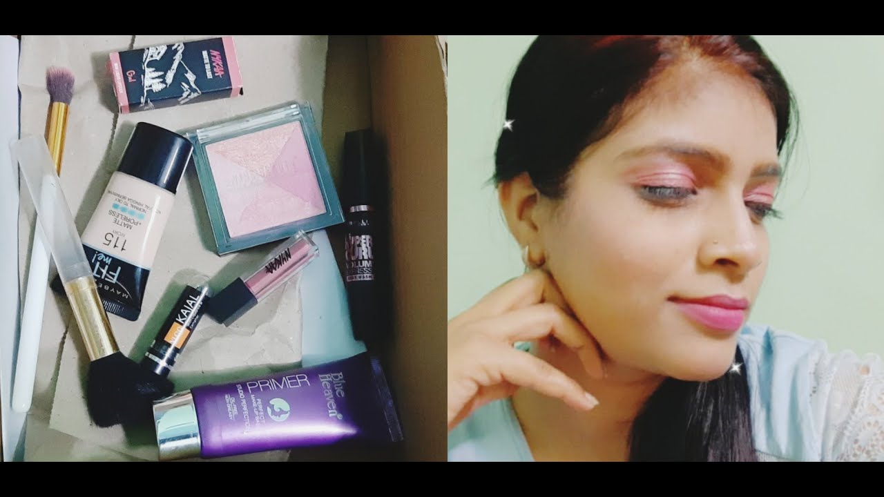 Step By Step Makeup Tutorial For Beginners | Affordable Makeup Under 300 Rs. | 2021