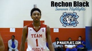 UNC Commit Rechon Black is a 6 7 Point Guard Summer Highlights