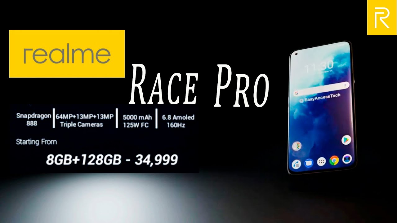 Realme Race Pro первый взгляд на будущий флагман