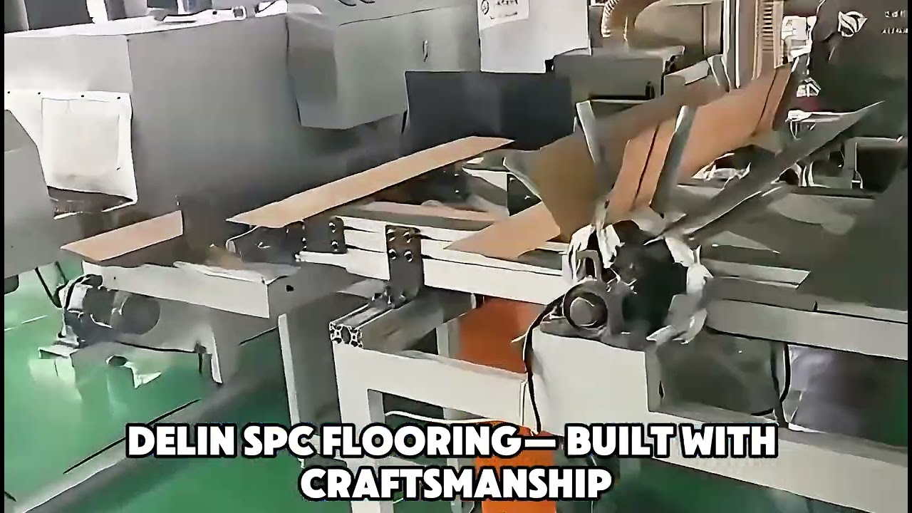 Luxury SPC Flooring Manufacturing Process | DELIN Factory Tour & High-Quality SPC Floor Production