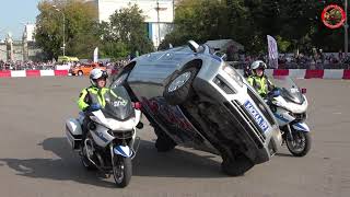 🇷🇺ГИБДД УДИВИЛО МОСКВИЧЕЙ! 🚔ГРУППА «КАСКАД» УГИБДД МОСКВЫ.🏍Мотофестиваль в парке Горького