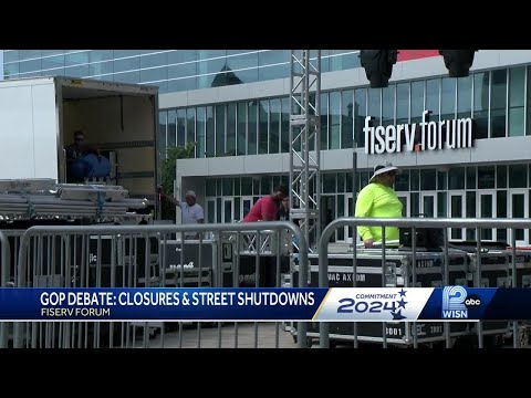 Foot And Car Traffic Limited Near Fiserv Forum Ahead Of GOP Debate