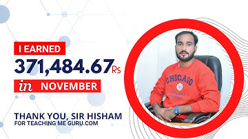 November Earnings on Guru.com: How I Made Money | Shahid Fiverr Wala