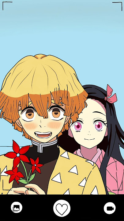 One kiss 😊 #anime #animation #demonslayer #zenitsuxnezuko