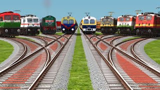🔥 Steam Locomotive Express | Forked Railroad Tracks | Indian Train Simulator screenshot 4