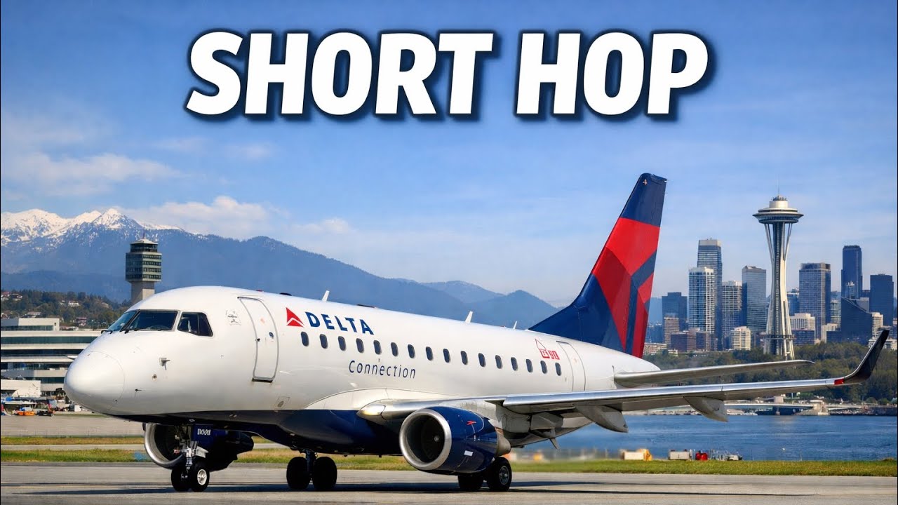 TRIP REPORT - Short hop on Delta Connection Embraer 175 main cabin from Vancouver to Seattle