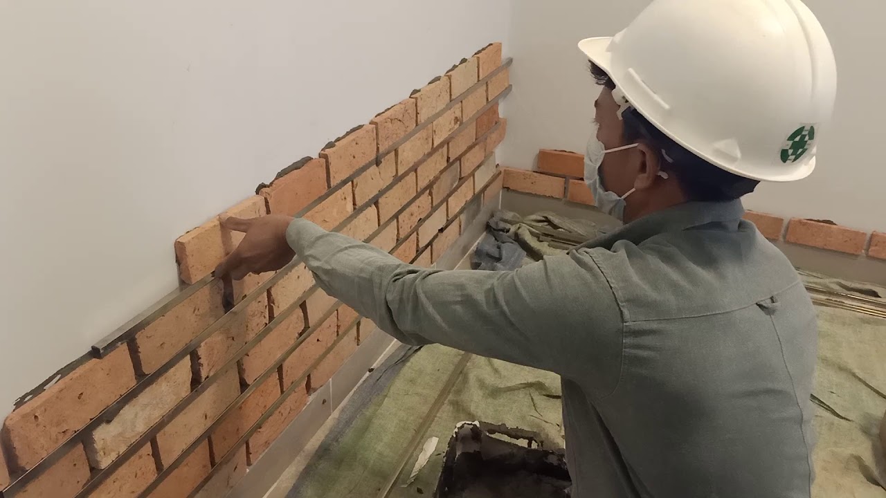 How to Installation Thin brick - YouTube