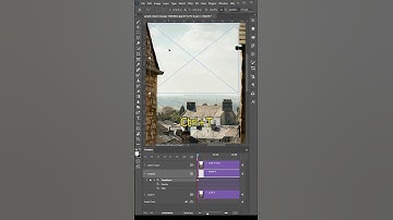 Easy way for beginners to move clouds in Short Photoshop Tutorial #shorts #photoshop_tutorial