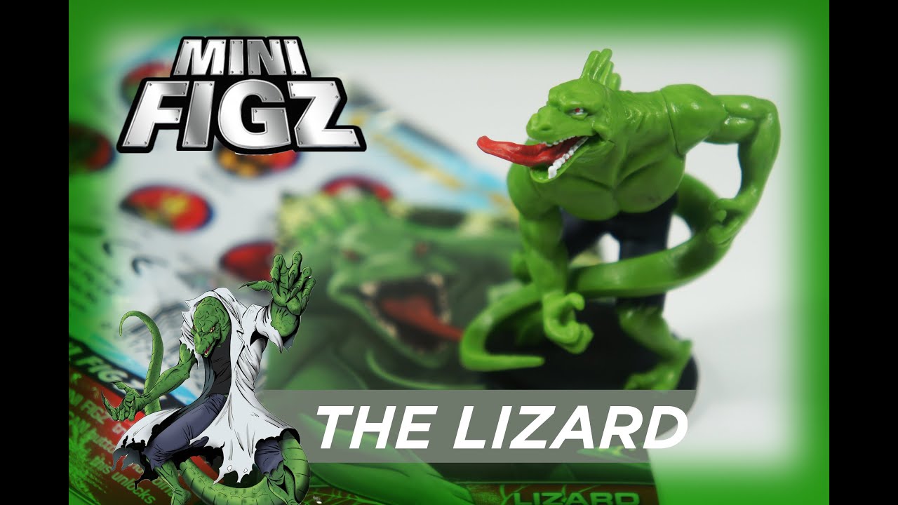 Mini Figz- Meet the Ultimate Spiderman's Friend Lizard!!! Let's Open and See!!!