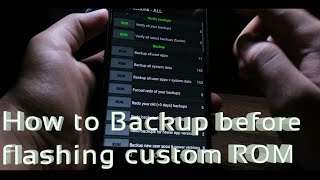 How to BACKUP - App Data/ Messages / call logs [ ROOT ] before Flashing Custom ROM #TechShorTTs #ep1 screenshot 4