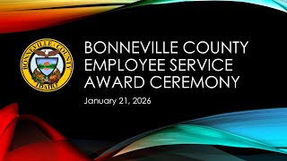 Bonneville County Employee Service Awards Ceremony