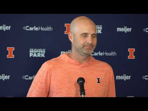 Michigan State week: Illini OC Barry Lunney Jr. press conference