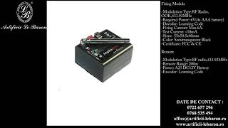 Alpha Fire 4Q New Sistem wireless  4 module +1 telecomanda BATERII 9V