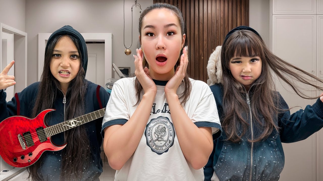 ЖАСМИН МЕН ТОМИРИС РОКЕР БОЛЫП КЕТТІ🎸🤡| ЕКЕУІНЕ ЖАРАСПАЙ ҚАЛДЫ😱😭