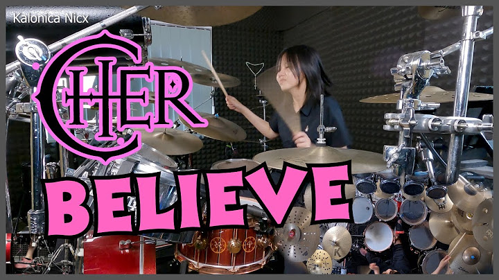 Believe Drums version - Drums performance video thumbnail
